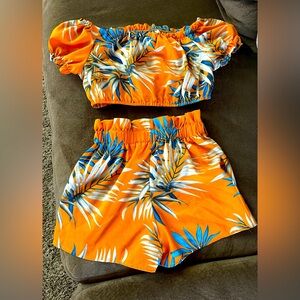SHEIN 2 piece short set Size 11yr-12yr